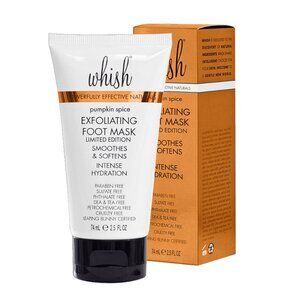 Whish Pumpkin Spice Limited Edition Exfoliating Foot Mask 2.5 oz